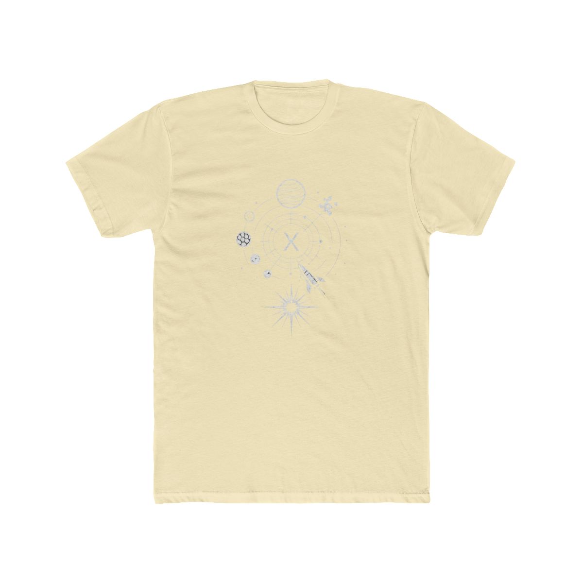 Outer Wilds Space Exploration Retro T-Shirt - alternate angle 3, merchandise