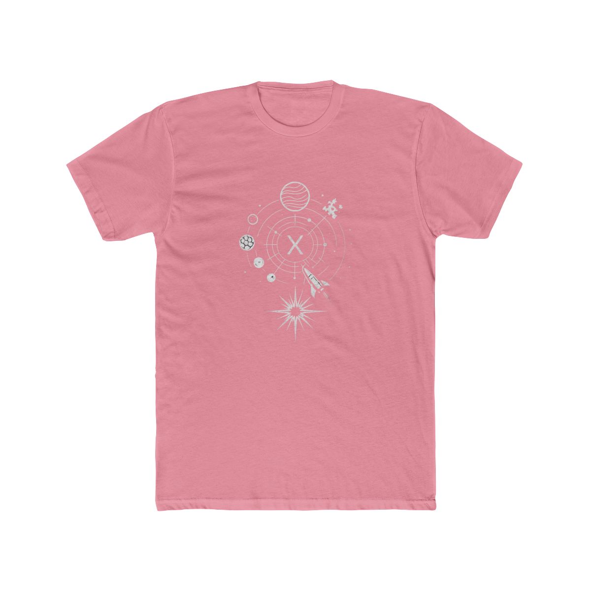 Outer Wilds Space Exploration Retro T-Shirt - alternate angle 2, merchandise