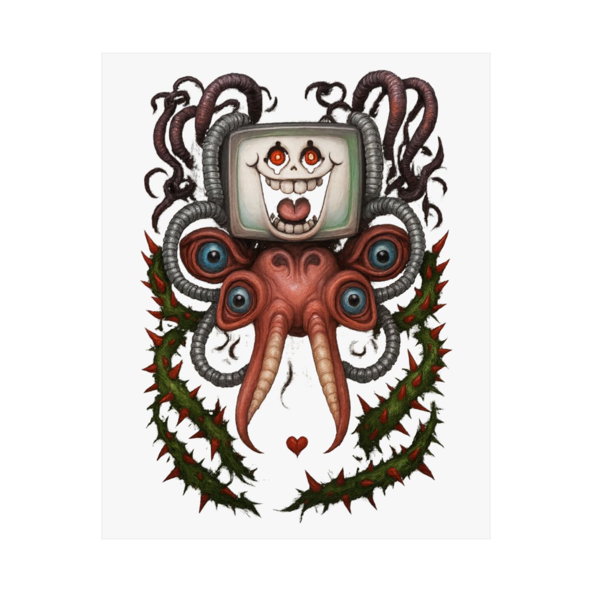 Omega Flowey Lenticular Poster