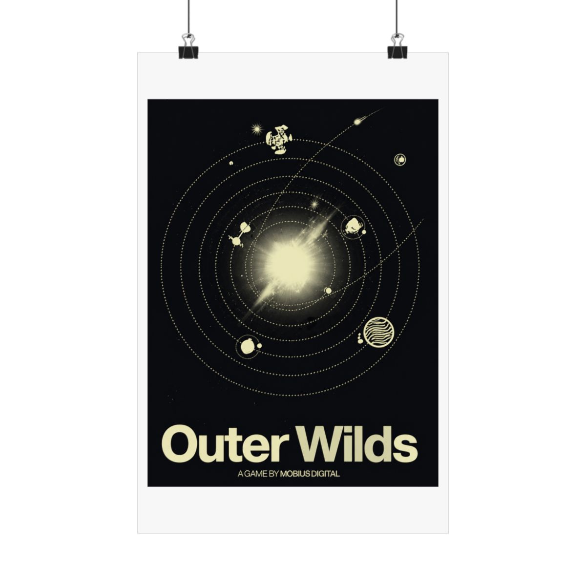 Outer Wilds Poster - alternate angle 1, merchandise