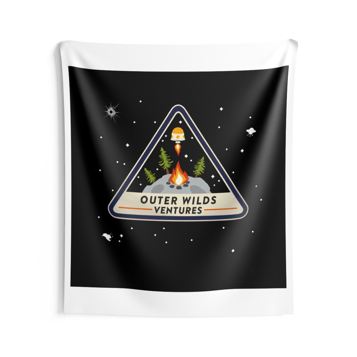 Outer Wilds Ventures Patch Tapestry - Official Accessories merchandise
