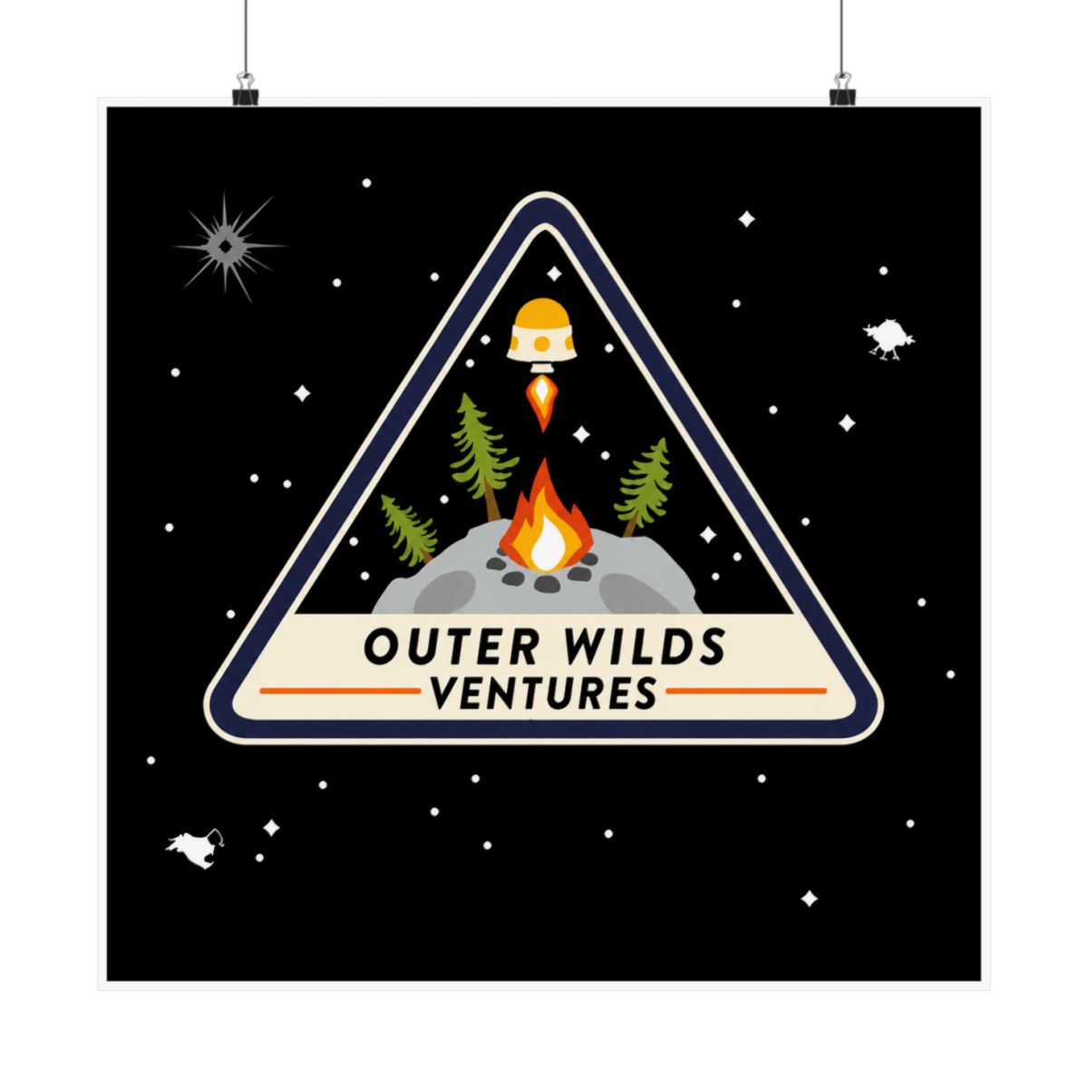 Outer Wilds Ventures Patch Posters and Art - alternate angle 2, merchandise