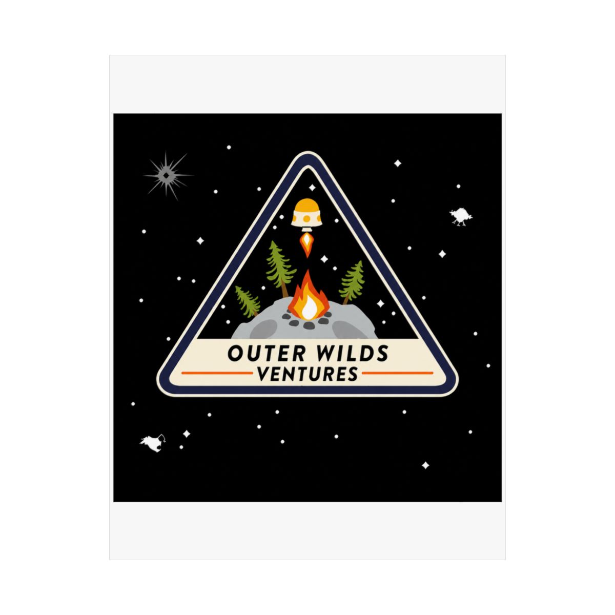 Outer Wilds Ventures Patch Posters and Art