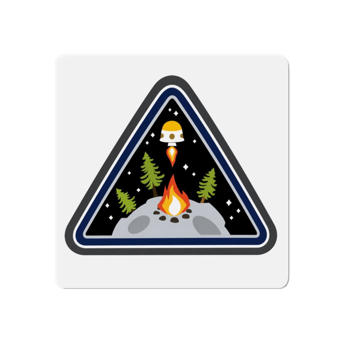 Outer wilds Ventures Emblem Magnet - alternate angle 4, merchandise
