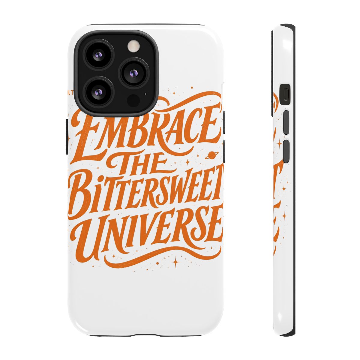 Outer Wilds "EMBRACE THE BITTERSWEET UNIVERSE" Phone Case - alternate angle 1, merchandise