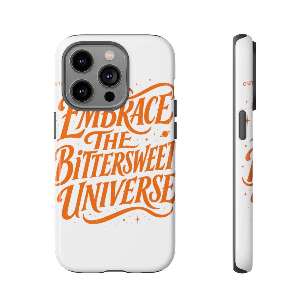 Outer Wilds "EMBRACE THE BITTERSWEET UNIVERSE" Phone Case - alternate angle 4, merchandise