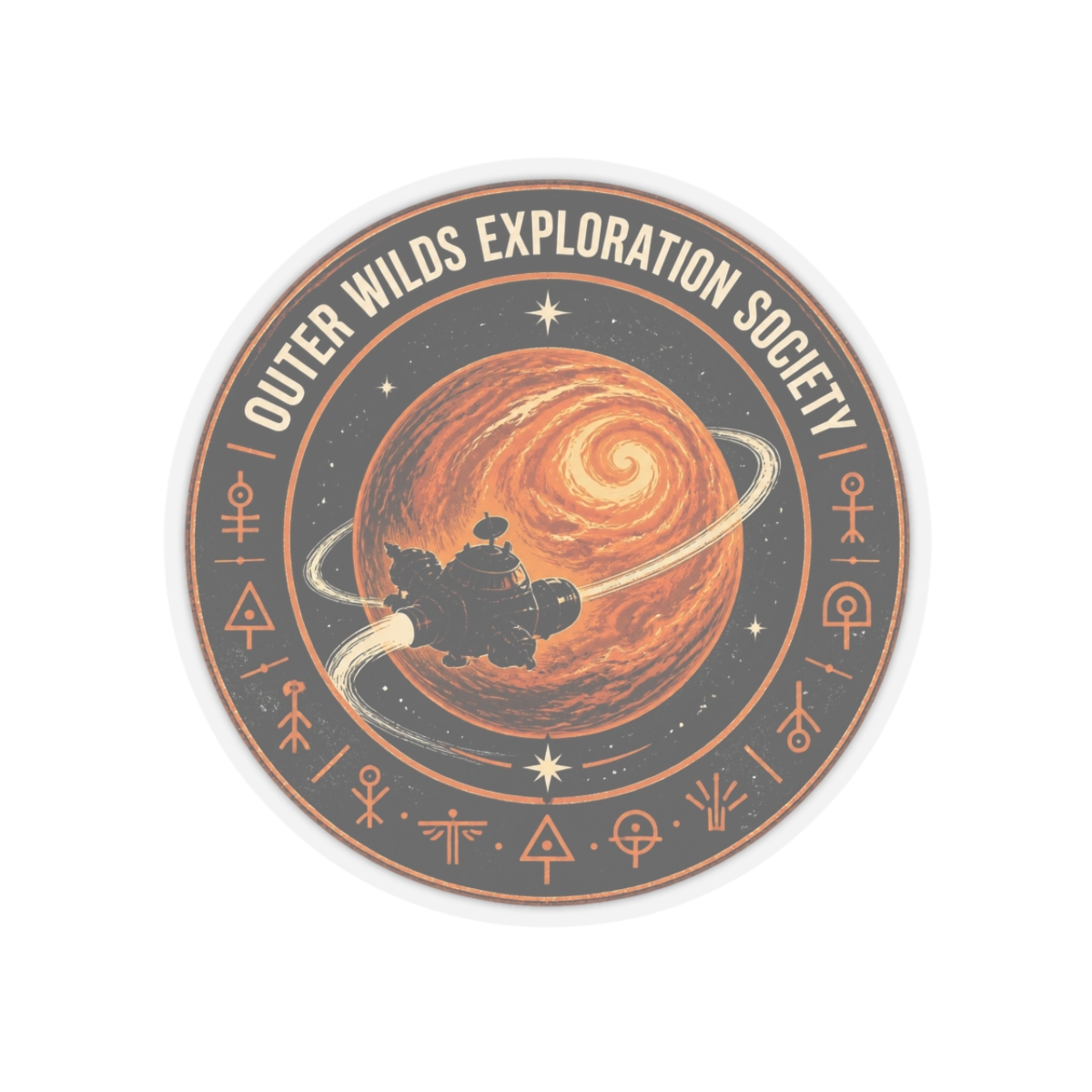 Outer Wilds "Outer Wilds Exploration Society" Sticker